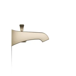 Wall-mount bath spout with Deco design and diverter