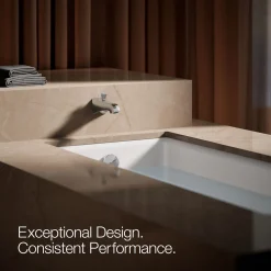 Wall-mount bath spout with Deco design and diverter