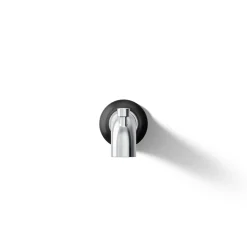 Wall-mount bath spout with diverter