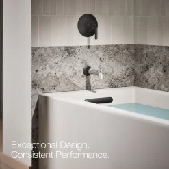 Wall-mount bath spout with diverter