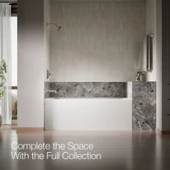 Wall-mount bath spout with diverter