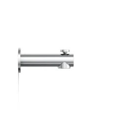 Wall-mount bath spout with diverter