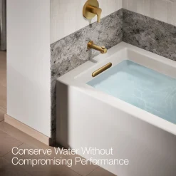 Wall-mount bath spout with diverter