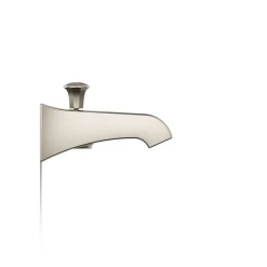 Wall-mount bath spout with diverter