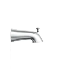 Wall-mount bath spout with diverter
