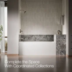Wall-mount bath spout with diverter