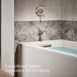 Wall-mount bath spout with diverter