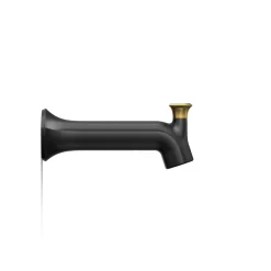 Wall-mount bath spout with Straight design and diverter