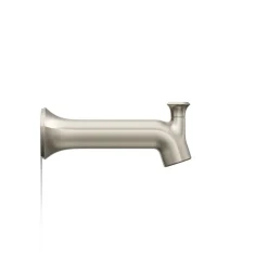 Wall-mount bath spout with Straight design and diverter