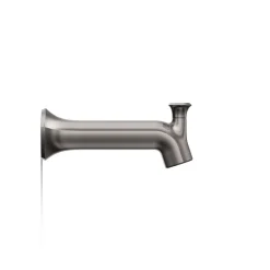 Wall-mount bath spout with Straight design and diverter