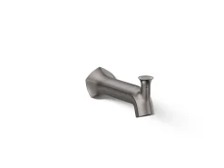 Wall-mount bath spout with Straight design and diverter