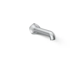 Wall-mount bath spout with Straight design, 8"
