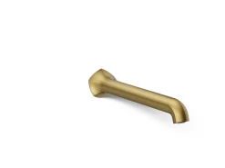 Wall-mount bath spout with Straight design, 12"