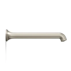 Wall-mount bath spout with Straight design, 12