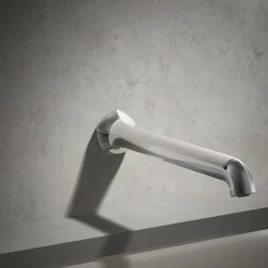 Wall-mount bath spout with Straight design, 12
