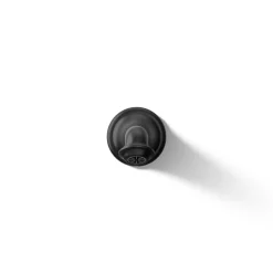 Wall-mount bath spout with turned design
