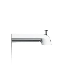 Wall-mount diverter bath spout