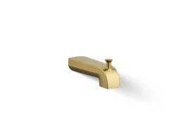Wall-mount diverter bath spout