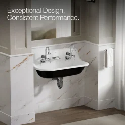 Wall-mount lavatory faucet, 1.2 gpm