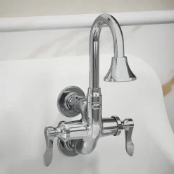Wall-mount lavatory faucet, 1.2 gpm