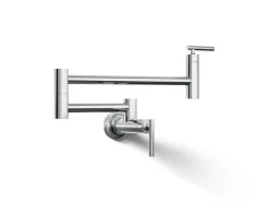 Wall-mount pot filler