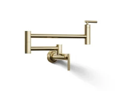 Wall-mount pot filler