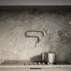 Wall-mount pot filler