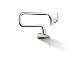 Wall-mount pot filler
