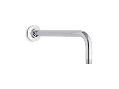 Wall-mount rainhead arm and flange