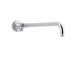 Wall-mount rainhead arm with 3-way diverter