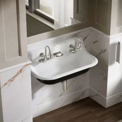 Wall-mount service sink faucet, 12 gpm