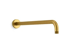 19" wall-mount single-function rainhead arm and flange