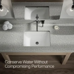 Wall-mount single-handle bathroom sink faucet, 1.2 gpm