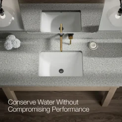 Wall-mount single-handle bathroom sink faucet, 1.2 gpm