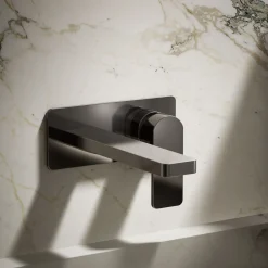 Wall-mount single-handle bathroom sink faucet, 1.2 gpm