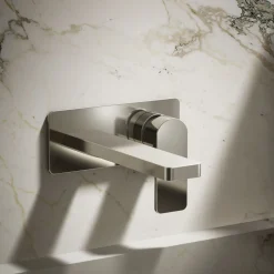 Wall-mount single-handle bathroom sink faucet, 1.2 gpm