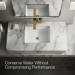 Wall-mount single-handle bathroom sink faucet, 1.2 gpm
