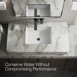 Wall-mount single-handle bathroom sink faucet, 1.2 gpm