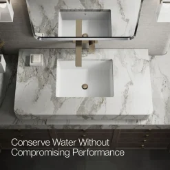 Wall-mount single-handle bathroom sink faucet, 1.2 gpm