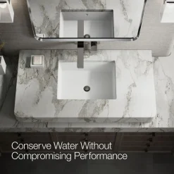 Wall-mount single-handle bathroom sink faucet, 1.2 gpm