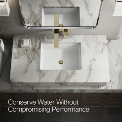 Wall-mount single-handle bathroom sink faucet, 1.2 gpm