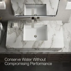 Wall-mount single-handle bathroom sink faucet, 1.2 gpm