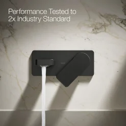 Wall-mount single-handle bathroom sink faucet, 1.2 gpm