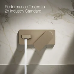 Wall-mount single-handle bathroom sink faucet, 1.2 gpm