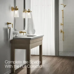 Wall-mount single-handle bathroom sink faucet, 1.2 gpm