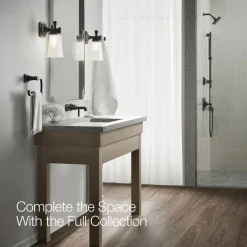 Wall-mount single-handle bathroom sink faucet, 1.2 gpm