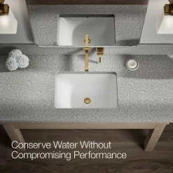 Wall-mount single-handle bathroom sink faucet, 1.2 gpm