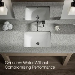 Wall-mount single-handle bathroom sink faucet, 1.2 gpm
