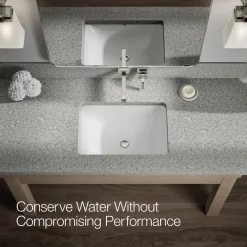 Wall-mount single-handle bathroom sink faucet, 1.2 gpm