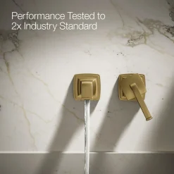 Wall-mount single-handle bathroom sink faucet, 1.2 gpm